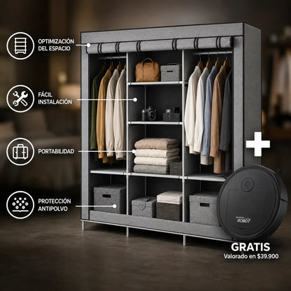 SmartCloset Armable + Aspirador BotClean (REGALO)