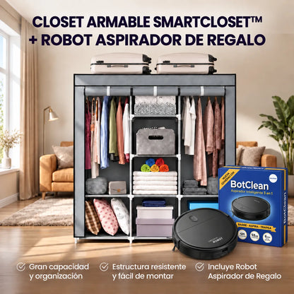 SmartCloset Armable + Aspirador BotClean (REGALO)