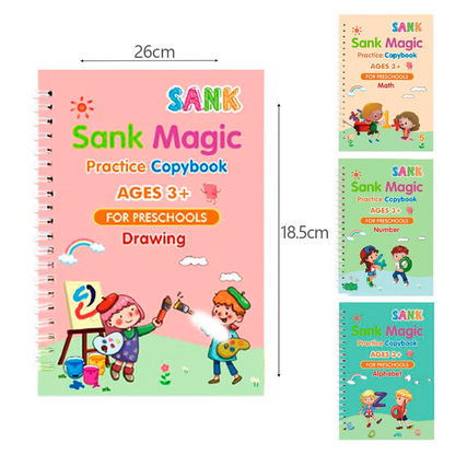 Libro de caligrafía para niños Sank Magi